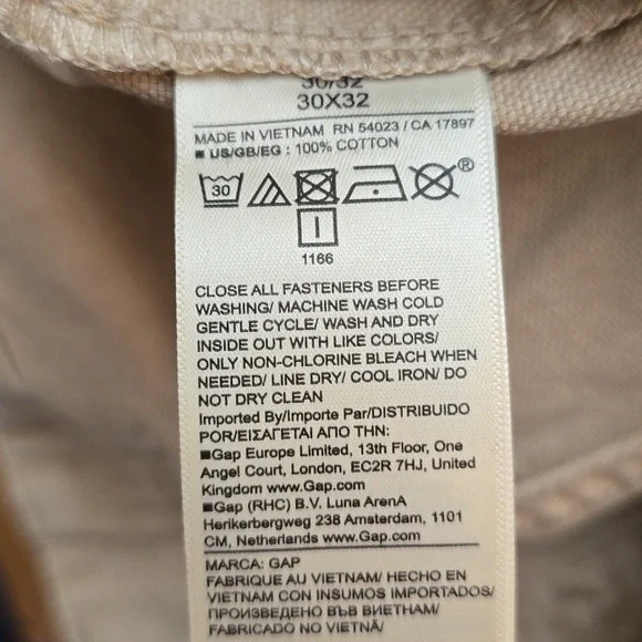 NWT, GAP, Baggy Utility Canvas Pants, Bedrock, Men's 30x32